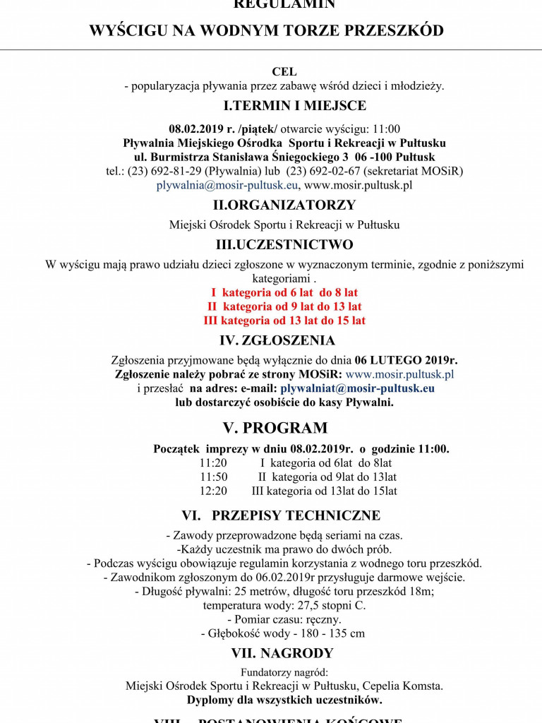 Pierwszy TAKI wyścig