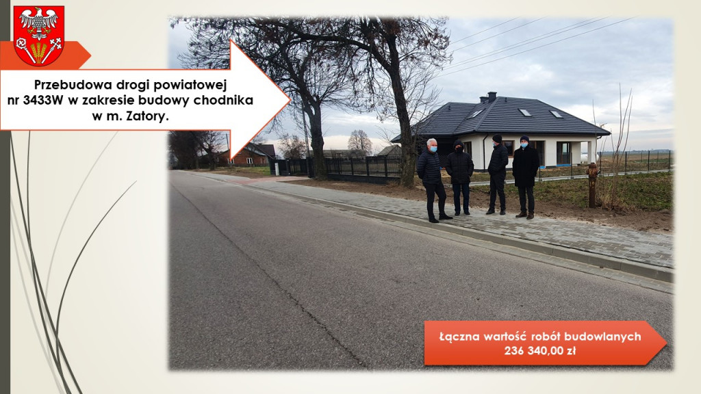 Zadania inwestycyjne Powiatu
