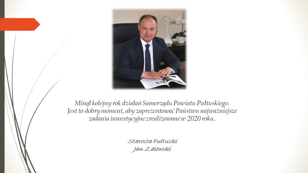 Zadania inwestycyjne Powiatu