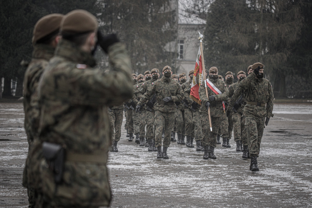 Przysięga u naszych terytorialsów
