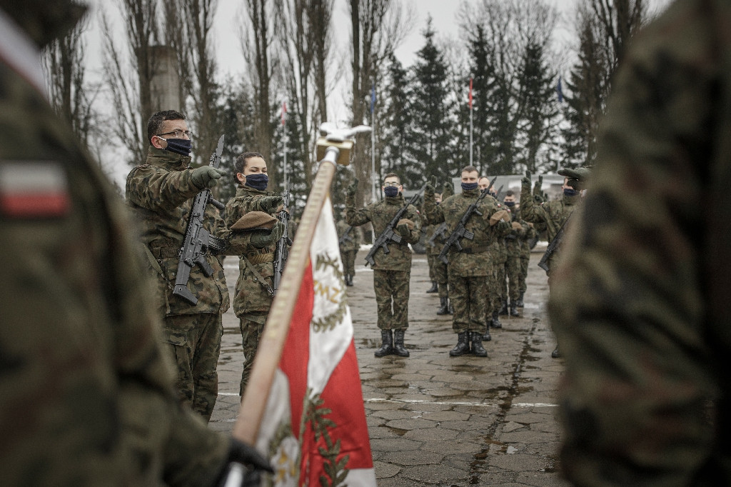 Przysięga u naszych terytorialsów