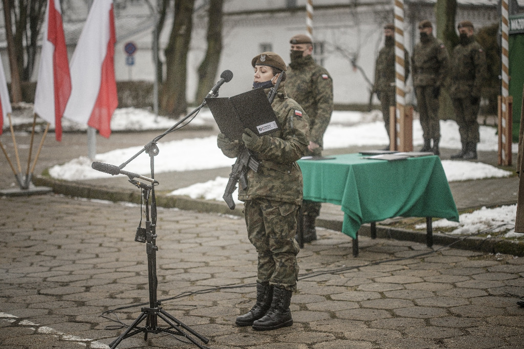 Przysięga u naszych terytorialsów