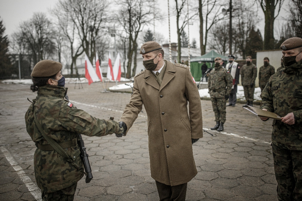 Przysięga u naszych terytorialsów