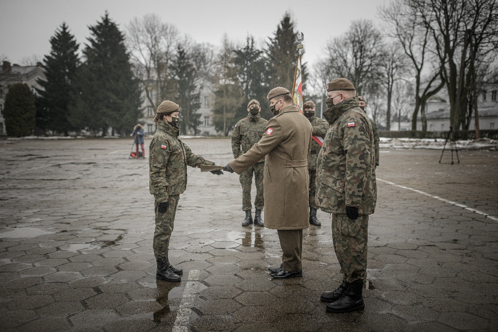 Przysięga u naszych terytorialsów