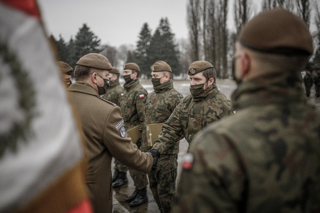 Przysięga u naszych terytorialsów