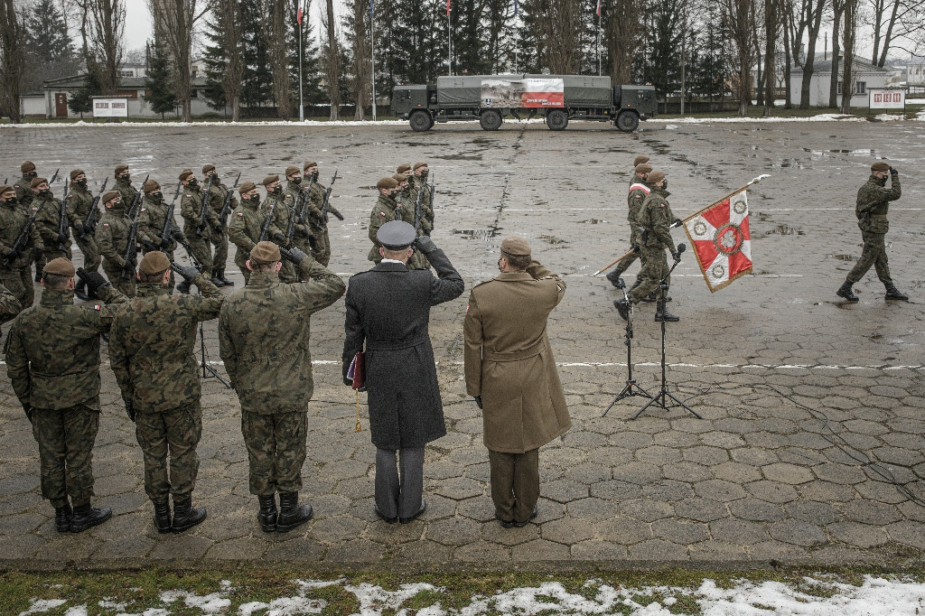 Przysięga u naszych terytorialsów