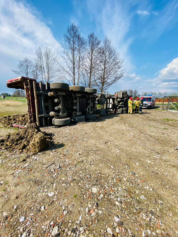 Wypadek podczas prac budowlanych