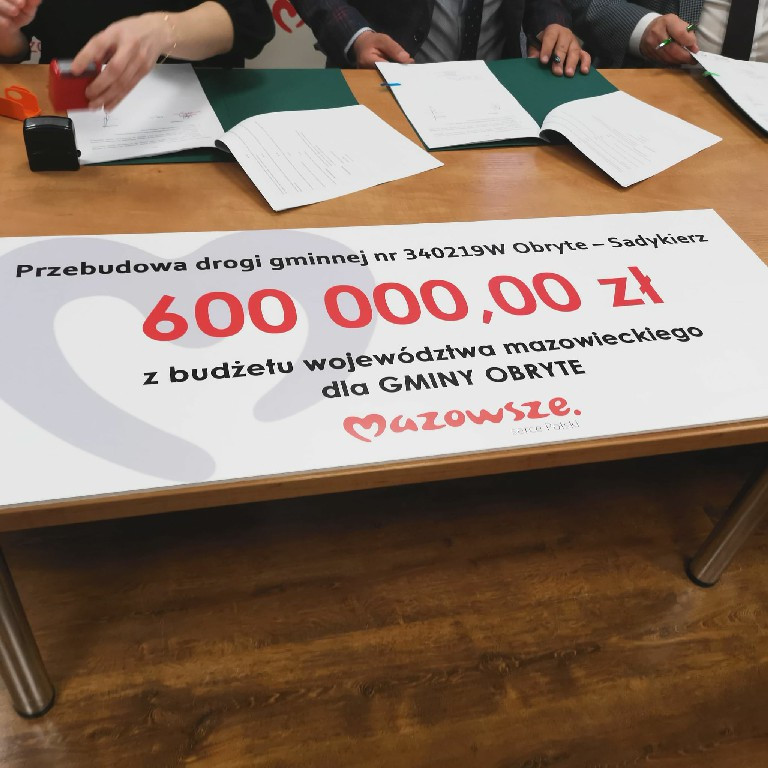 Samorząd Mazowsza dofinansuje nasze inwestycje