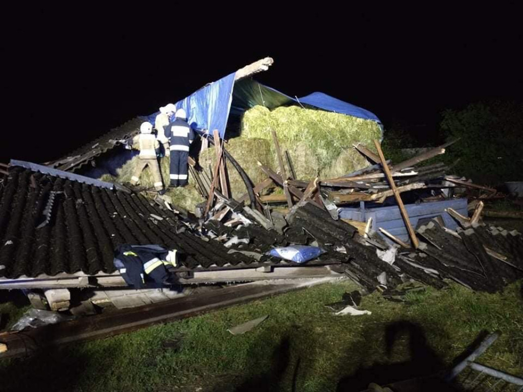 Wtorkowa burza nad powiatem pułtuskim