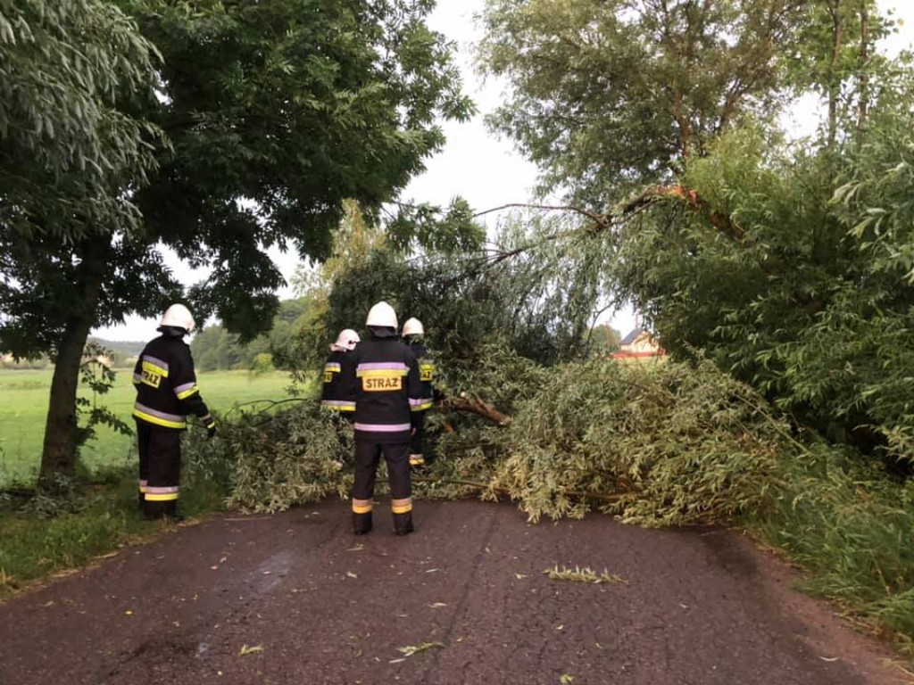 Wtorkowa burza nad powiatem pułtuskim