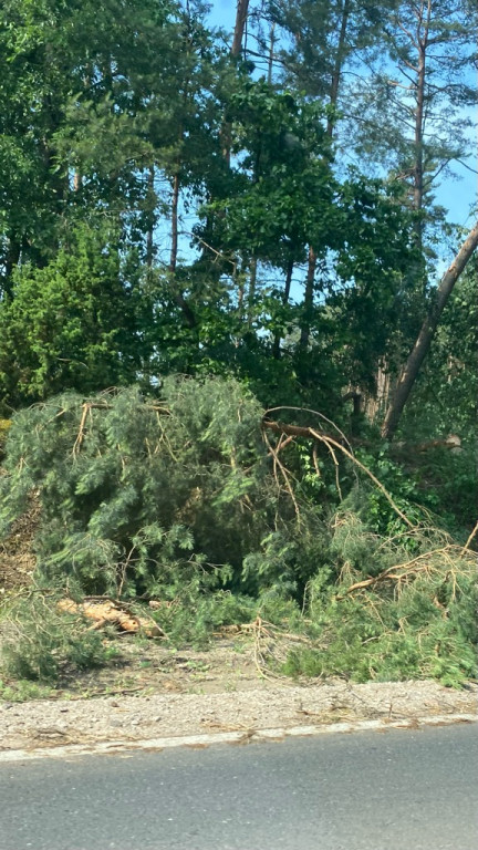 Wtorkowa burza nad powiatem pułtuskim