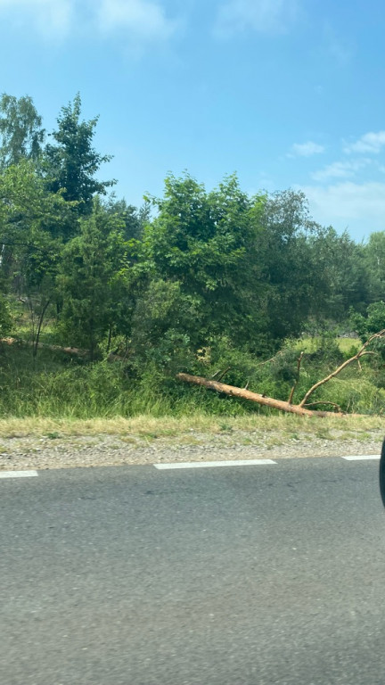 Wtorkowa burza nad powiatem pułtuskim