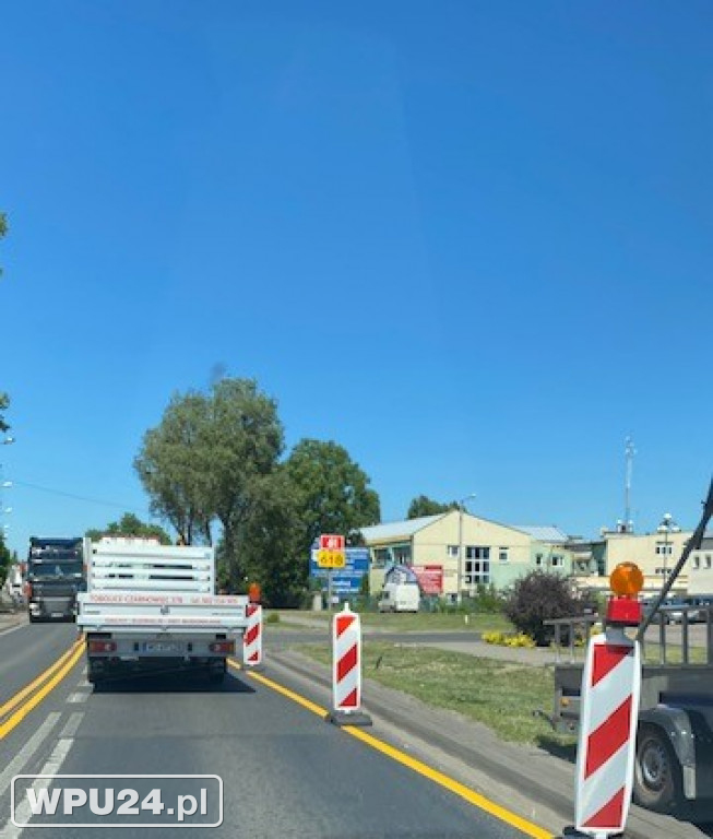 Pierwszy tydzień przebudowy ronda
