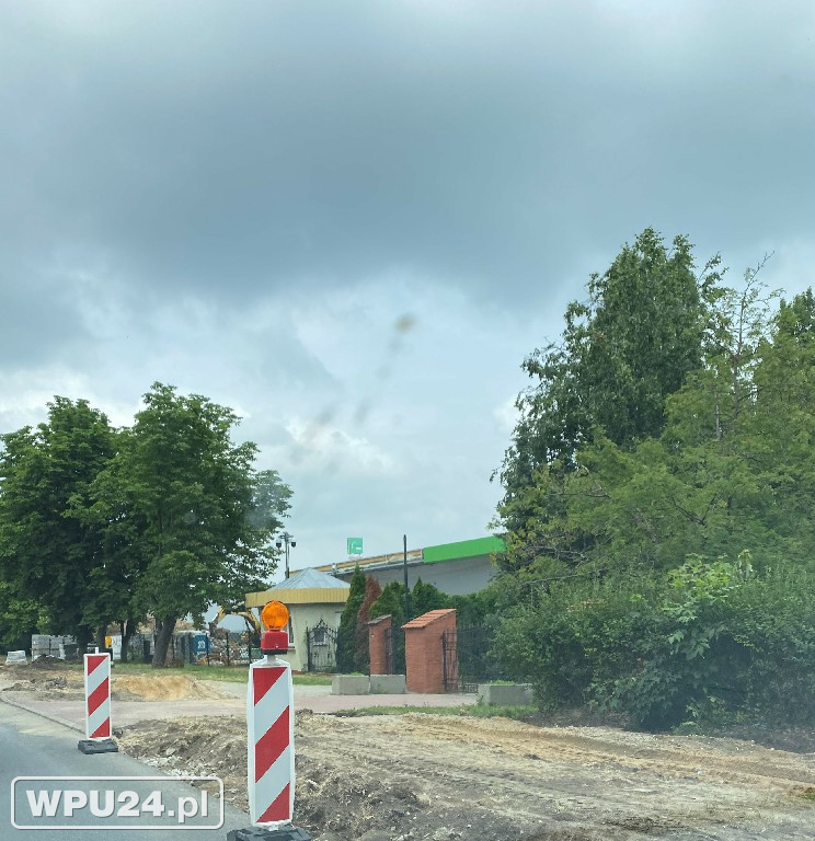 Pierwszy tydzień przebudowy ronda