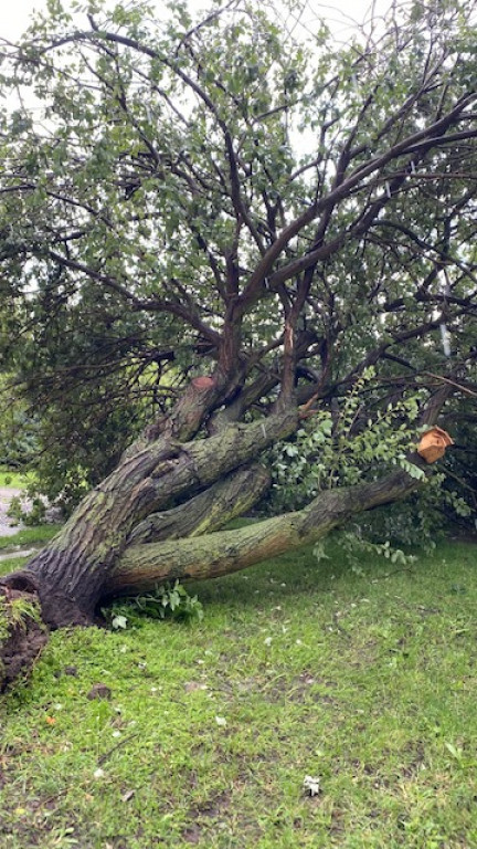 Lipcowa burza nad powiatem