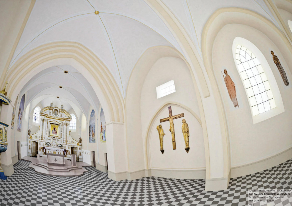 Wizualizacja kościoła w Obrytem po remoncie