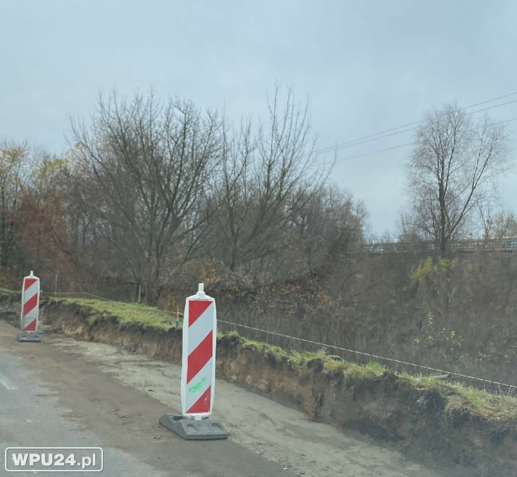 Postęp prac na rondzie DK 61 w Pułtusku