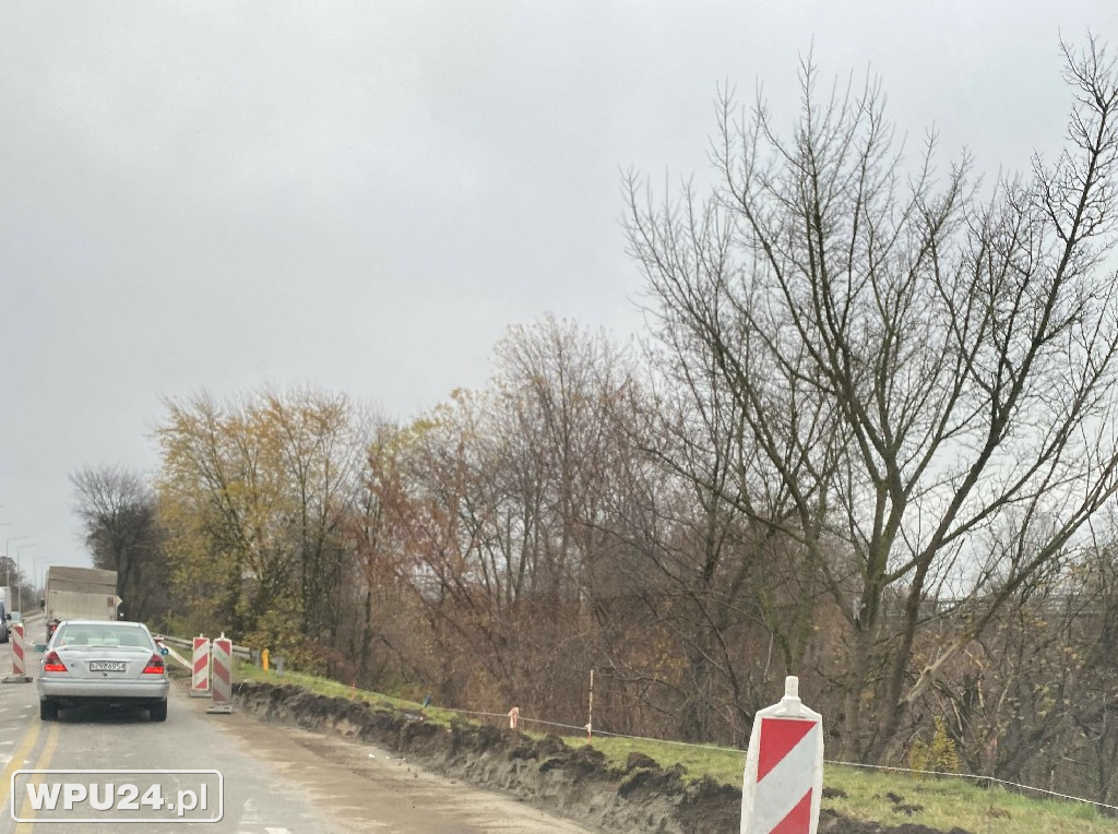 Postęp prac na rondzie DK 61 w Pułtusku