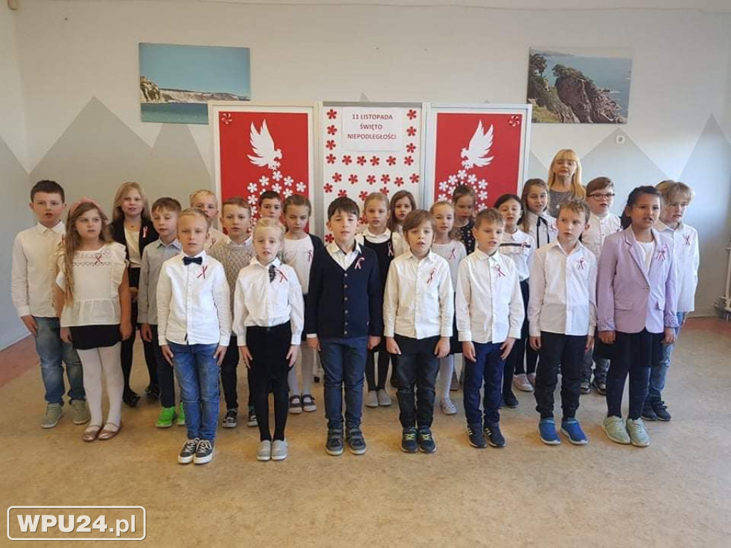 Szkolne świętowanie Święta Niepodległości
