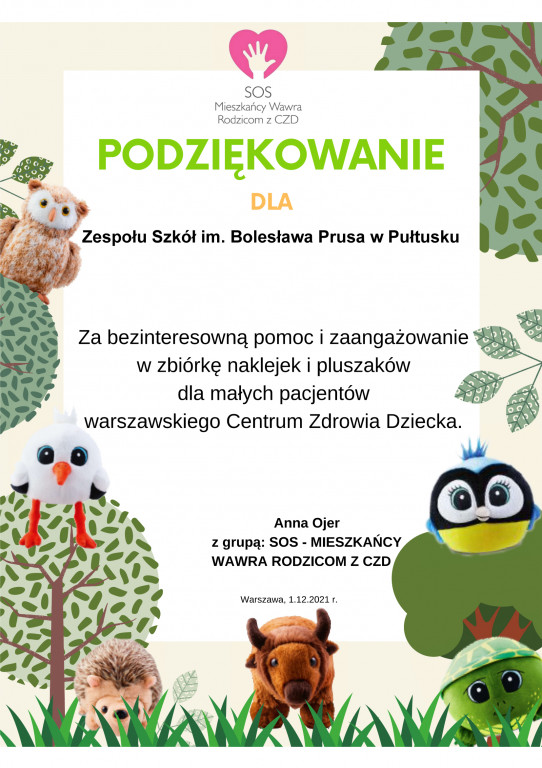 Pluszaki dla dzieci