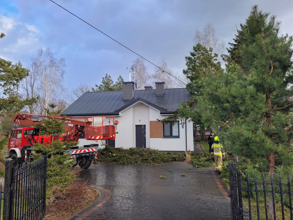 Działania pułtuskich strażaków