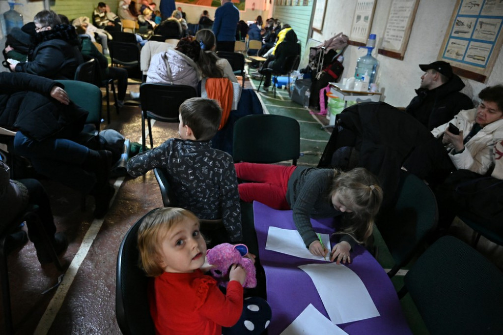 Tak wygląda życie w ukraińskich schronach