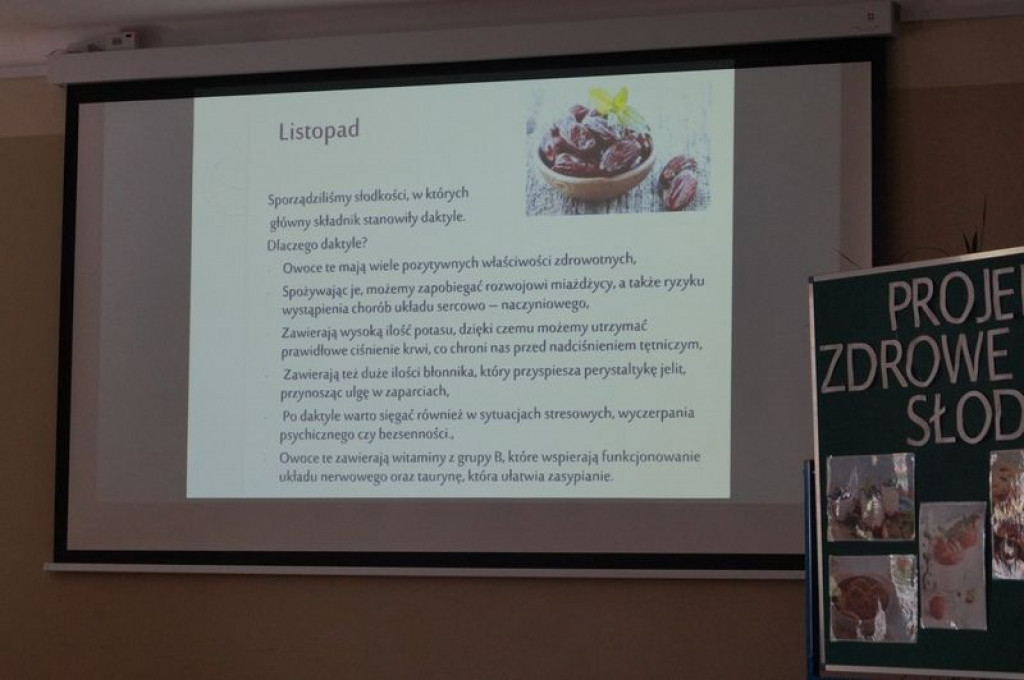 Projekt – Zdrowe słodkości – dobiegł końca