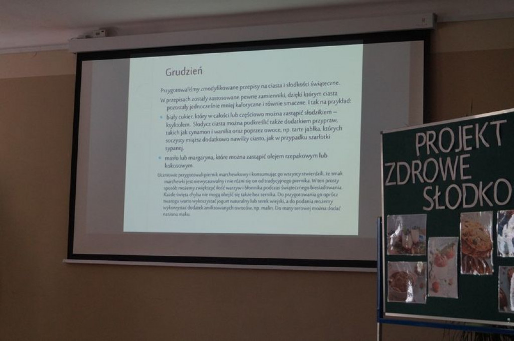 Projekt – Zdrowe słodkości – dobiegł końca