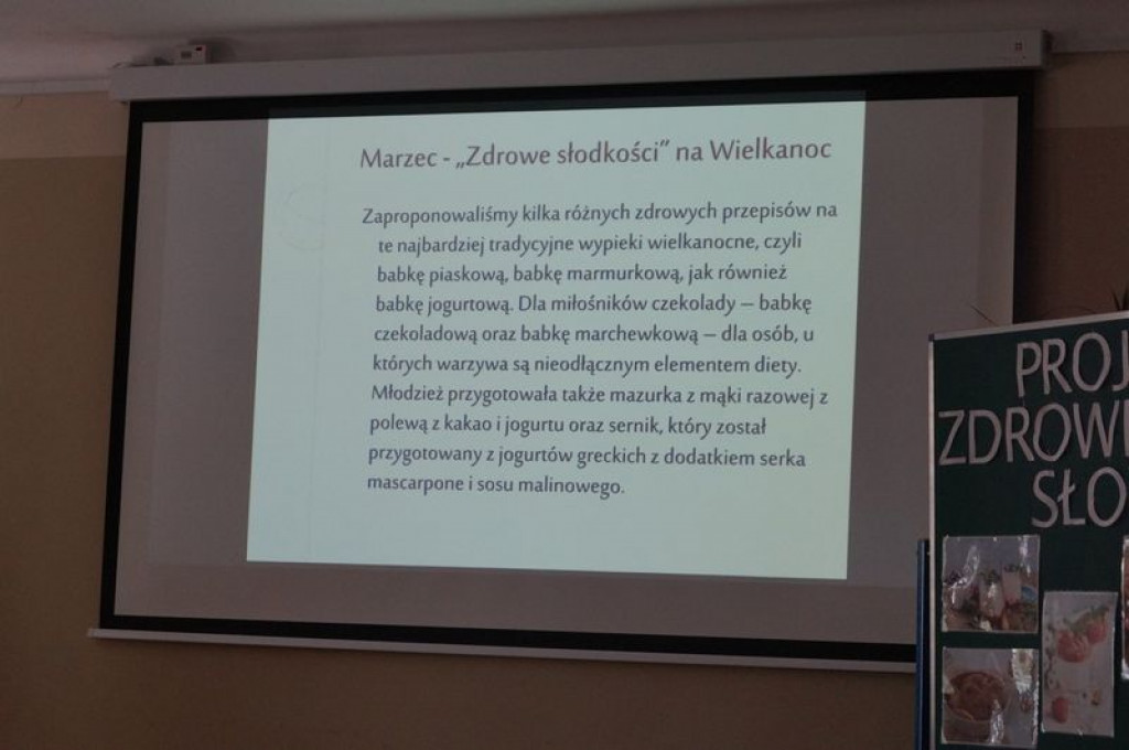 Projekt – Zdrowe słodkości – dobiegł końca