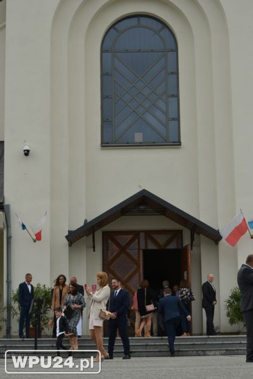 Pierwsza komunia na Popławach