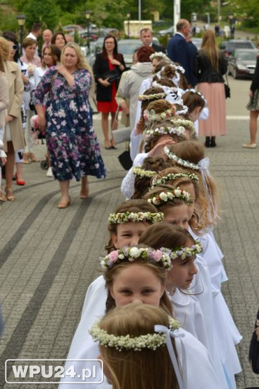 Pierwsza komunia na Popławach