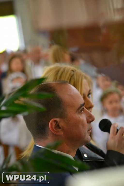 Pierwsza komunia na Popławach