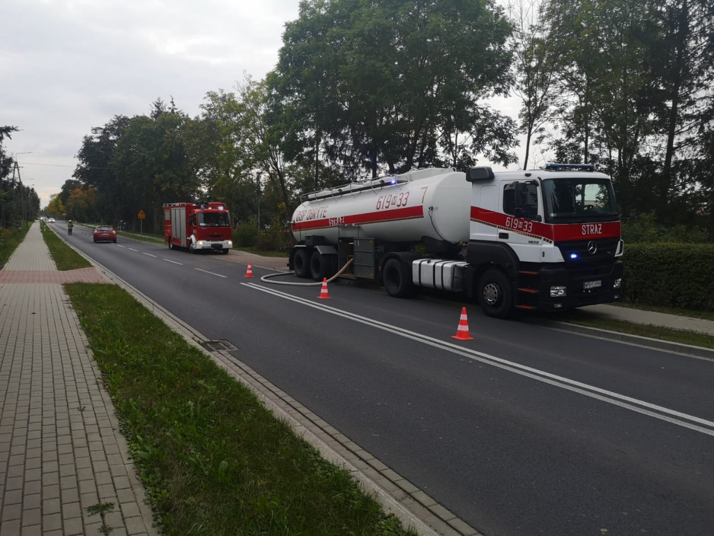 Pożar stodoły w Winnicy