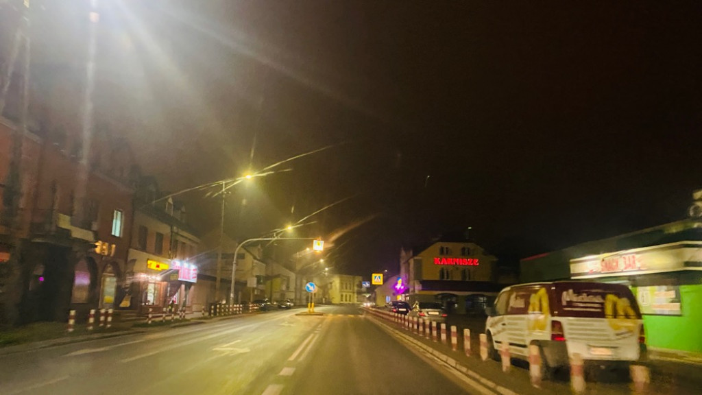 Pułtusk podczas pierwszego meczu reprezentacji