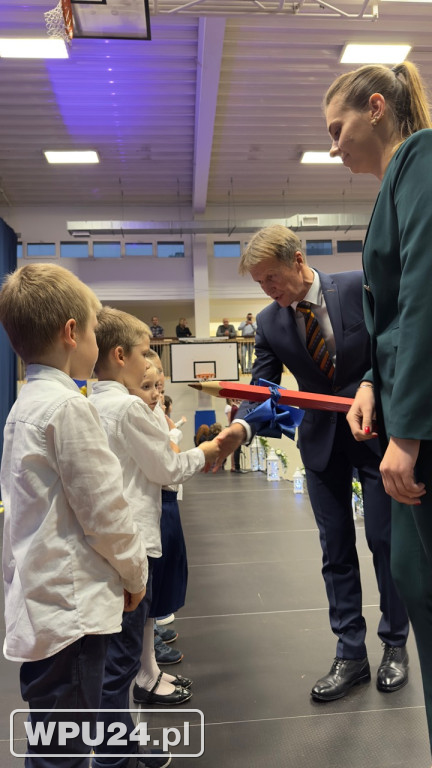 Pasowanie pierwszaków w pułtuskiej 
