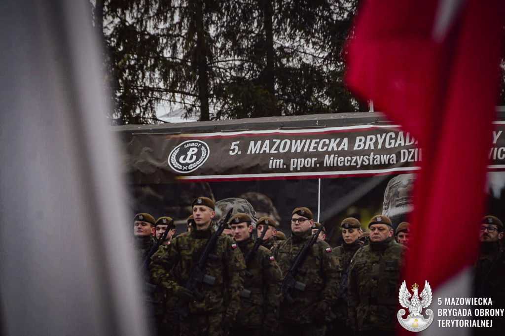 Przysięga wojskowa naszych Terytorialsów