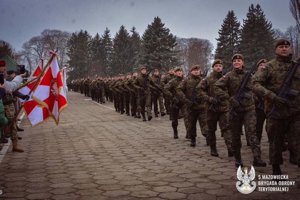 Przysięga wojskowa naszych Terytorialsów