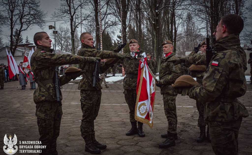 Przysięga wojskowa naszych Terytorialsów