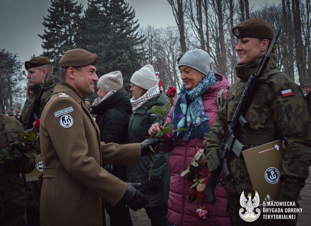 Przysięga wojskowa naszych Terytorialsów