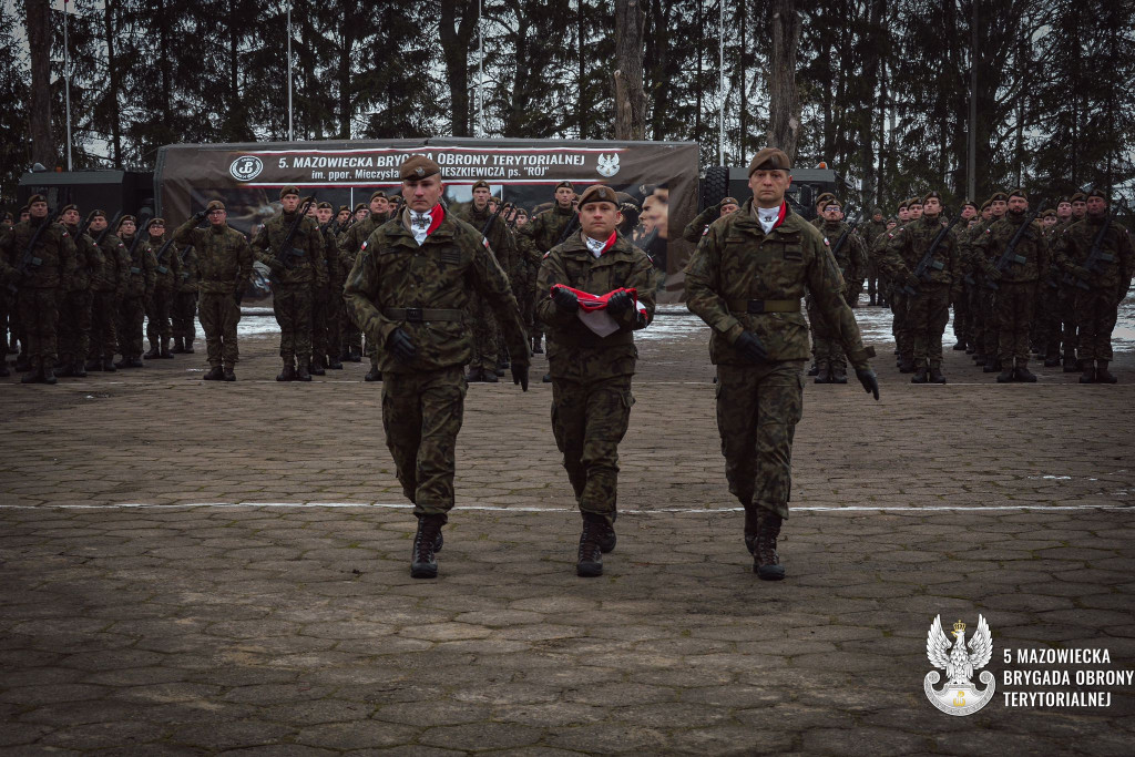 Przysięga wojskowa naszych Terytorialsów