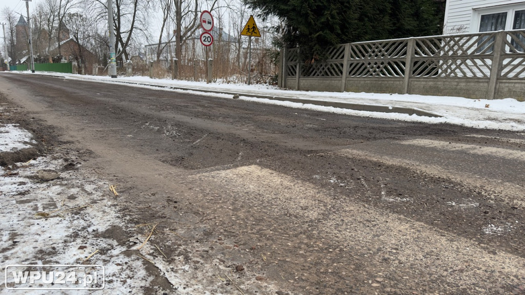 Droga w Pniewie po odbiorze