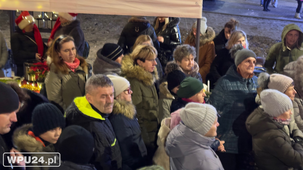 Gminny park świątecznie rozświetlony