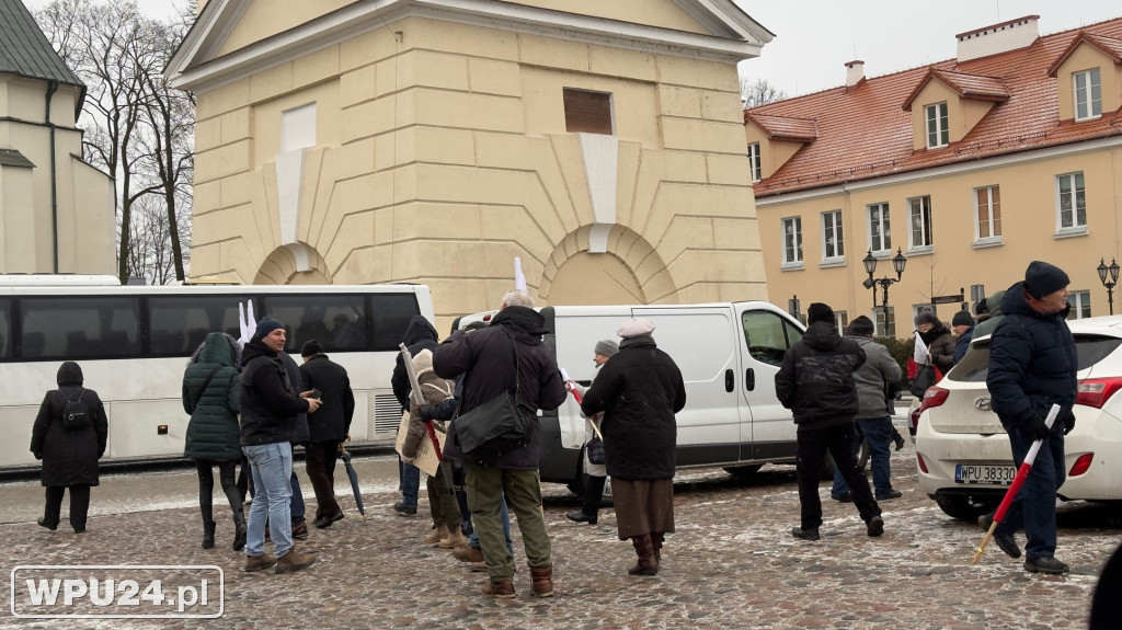 Pułtuszczanie wyjechali na protest