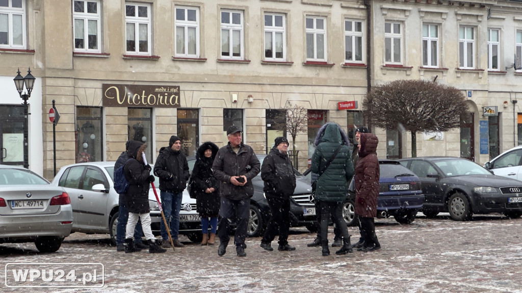 Pułtuszczanie wyjechali na protest
