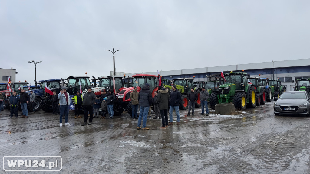 Protest rolników w Pułtusku