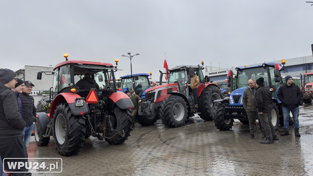Protest rolników w Pułtusku