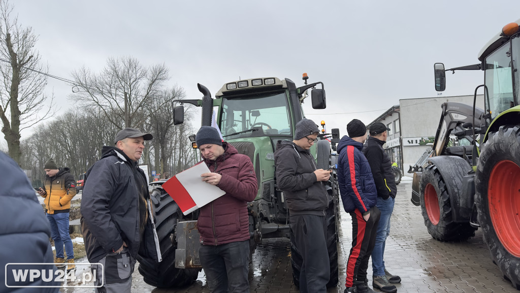 Protest rolników w Pułtusku