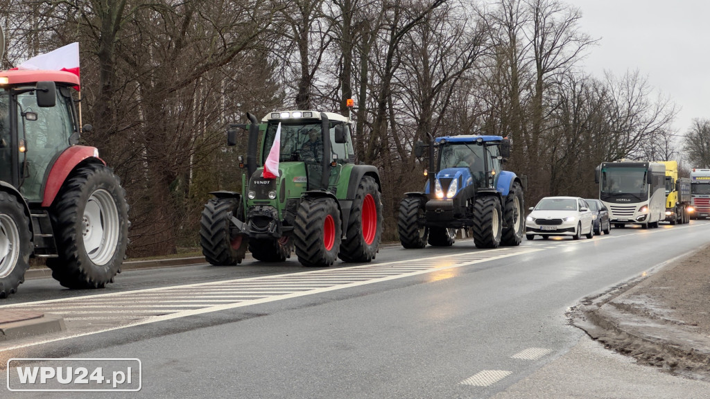 Protest rolników w Pułtusku