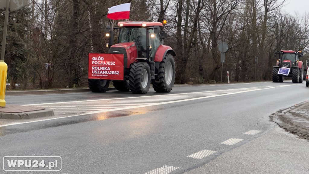 Protest rolników w Pułtusku