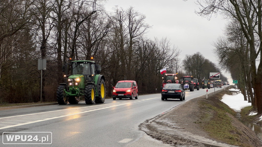 Protest rolników w Pułtusku